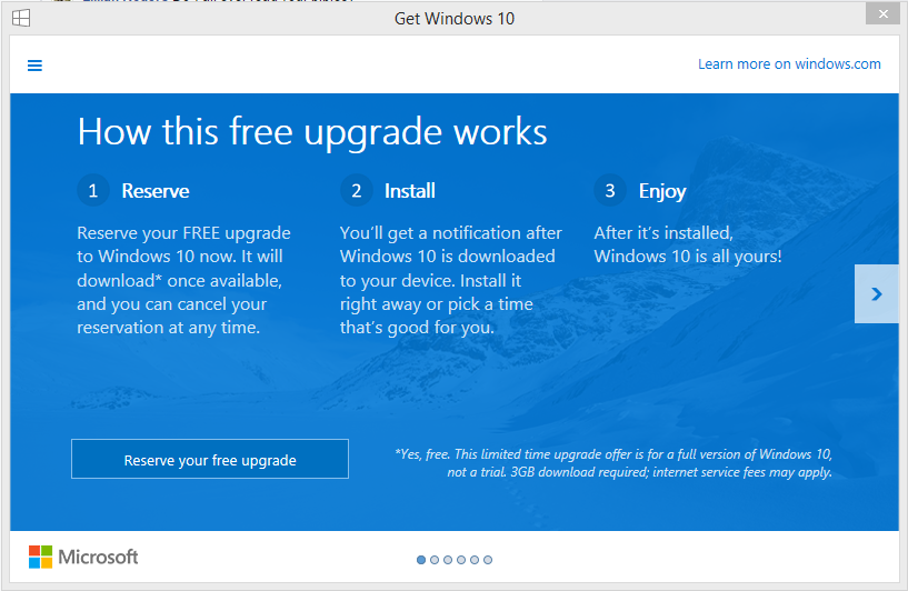 Windows 10 Upgrade